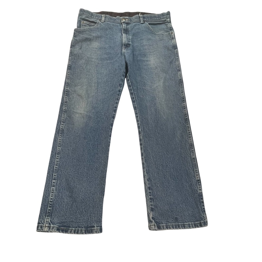 Wrangler Hero Authentic Regular Fit Jeans Blue Denim 38x29 855WAQD